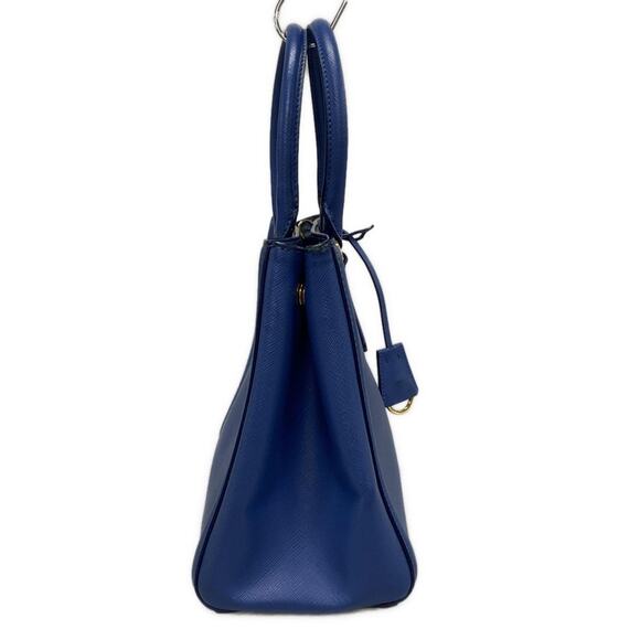 PRADA Triangle Logo Tote Bag BN2608 Saffiano Lux (Leather) - Picture 2 of 16